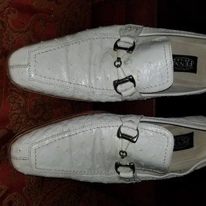 Fennix Italian Men’s Genuine Ostrich Loafer